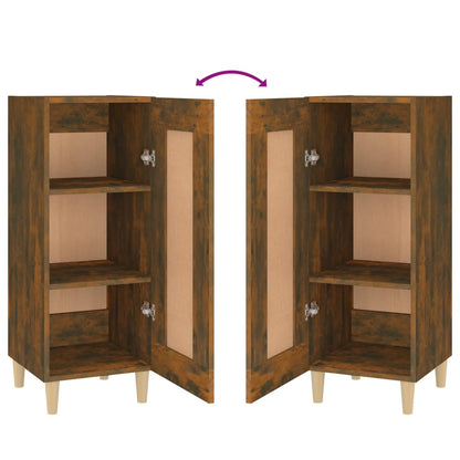 Aparador 34,5x34x90 cm madeira processada cor carvalho fumado