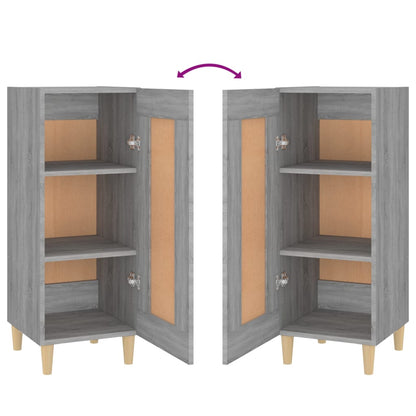 Aparador 34,5x34x90 cm derivados de madeira sonoma cinzento