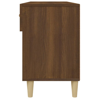 Sapateira 102x35x55 cm derivados de madeira carvalho castanho