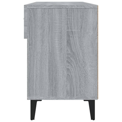 Sapateira 102x35x55 cm derivados de madeira sonoma cinza