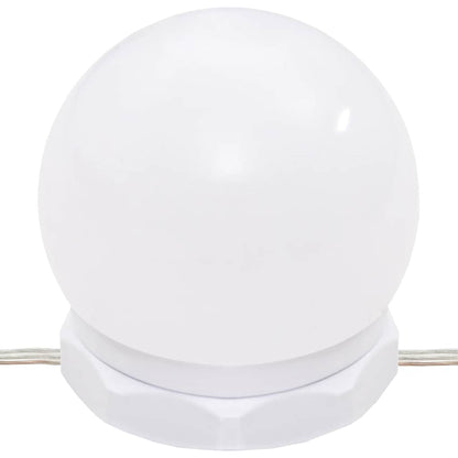 Toucador com LEDs 86,5x35x136 cm cor carvalho fumado