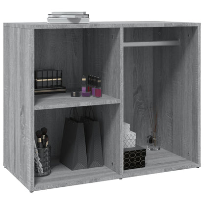 Toucador 80x40x65 cm derivados de madeira cor cinzento sonoma