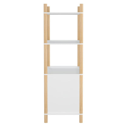 Armário alto 80x40x121 cm derivados de madeira branco