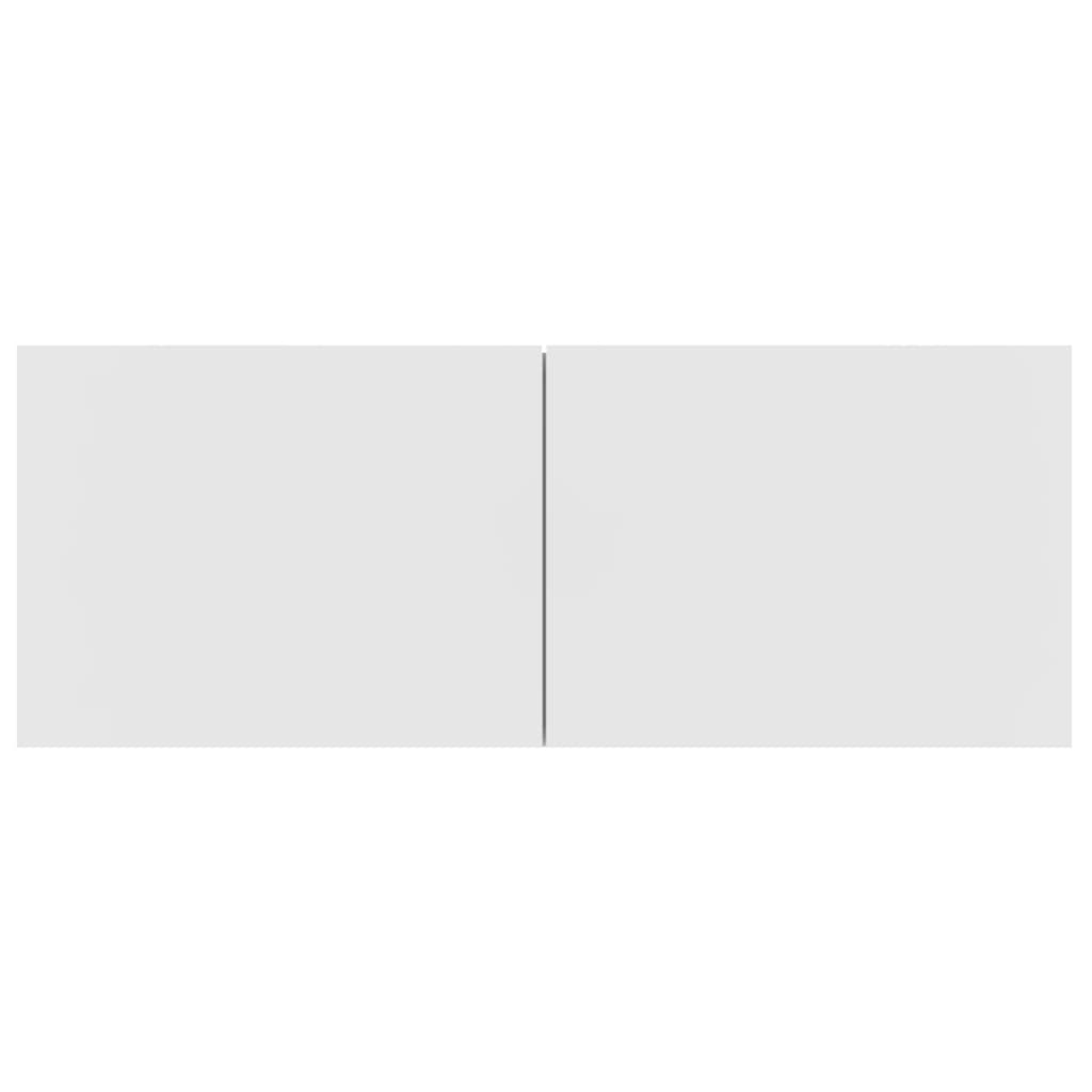 Conjunto móveis de TV madeira processada branco, 6 pcs