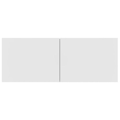 Conjunto móveis de TV madeira processada branco, 6 pcs