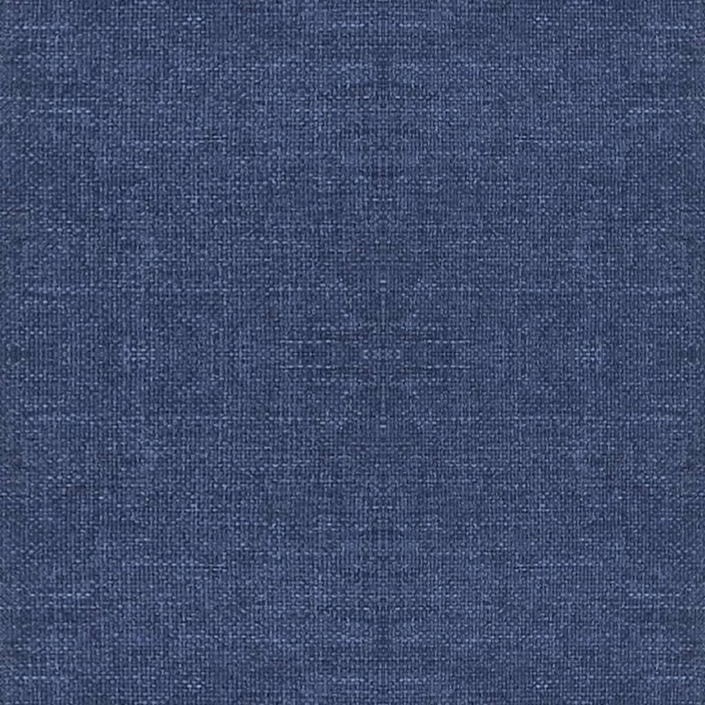 Cadeira de escritório giratória tecido azul