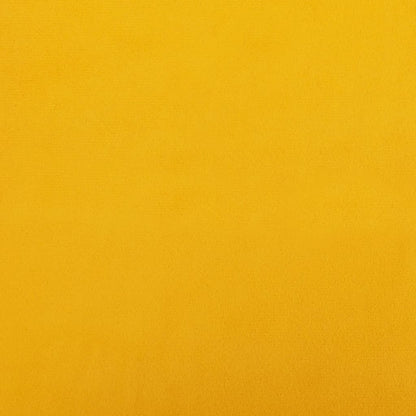 Cadeiras de jantar 2 pcs veludo amarelo