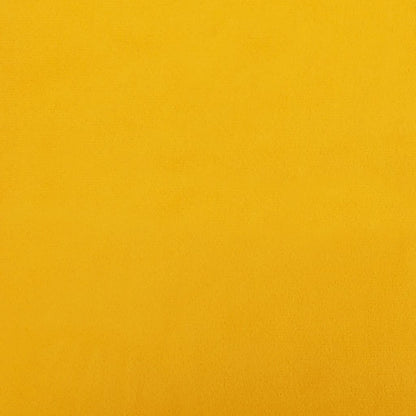 Cadeiras de jantar giratórias 2 pcs veludo amarelo