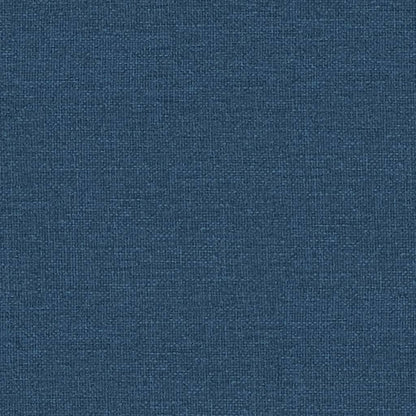 Cadeiras de jantar 2 pcs tecido azul