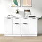 Aparadores 2 pcs 60x30x70 cm derivados de madeira branco