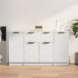 Aparadores 3 pcs madeira processada branco