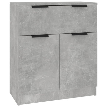 Aparadores 3 pcs derivados de madeira cinzento cimento