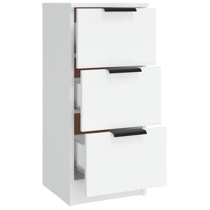 Aparadores 3 pcs madeira processada branco