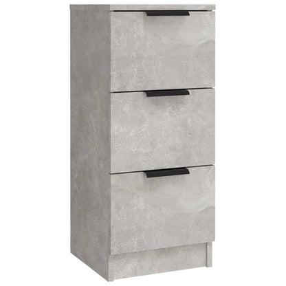 Aparadores 3 pcs derivados de madeira cinzento cimento