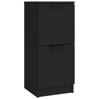 Aparadores 3 pcs derivados de madeira preto