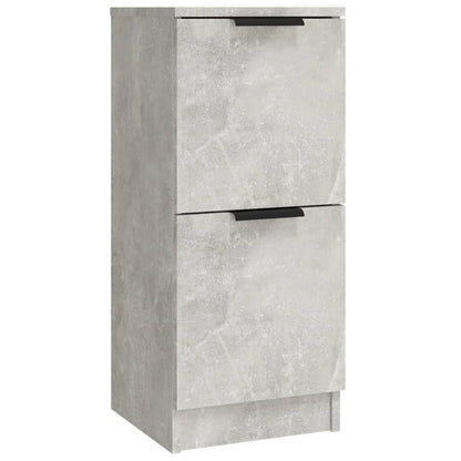 Aparadores 3 pcs derivados de madeira cinzento cimento