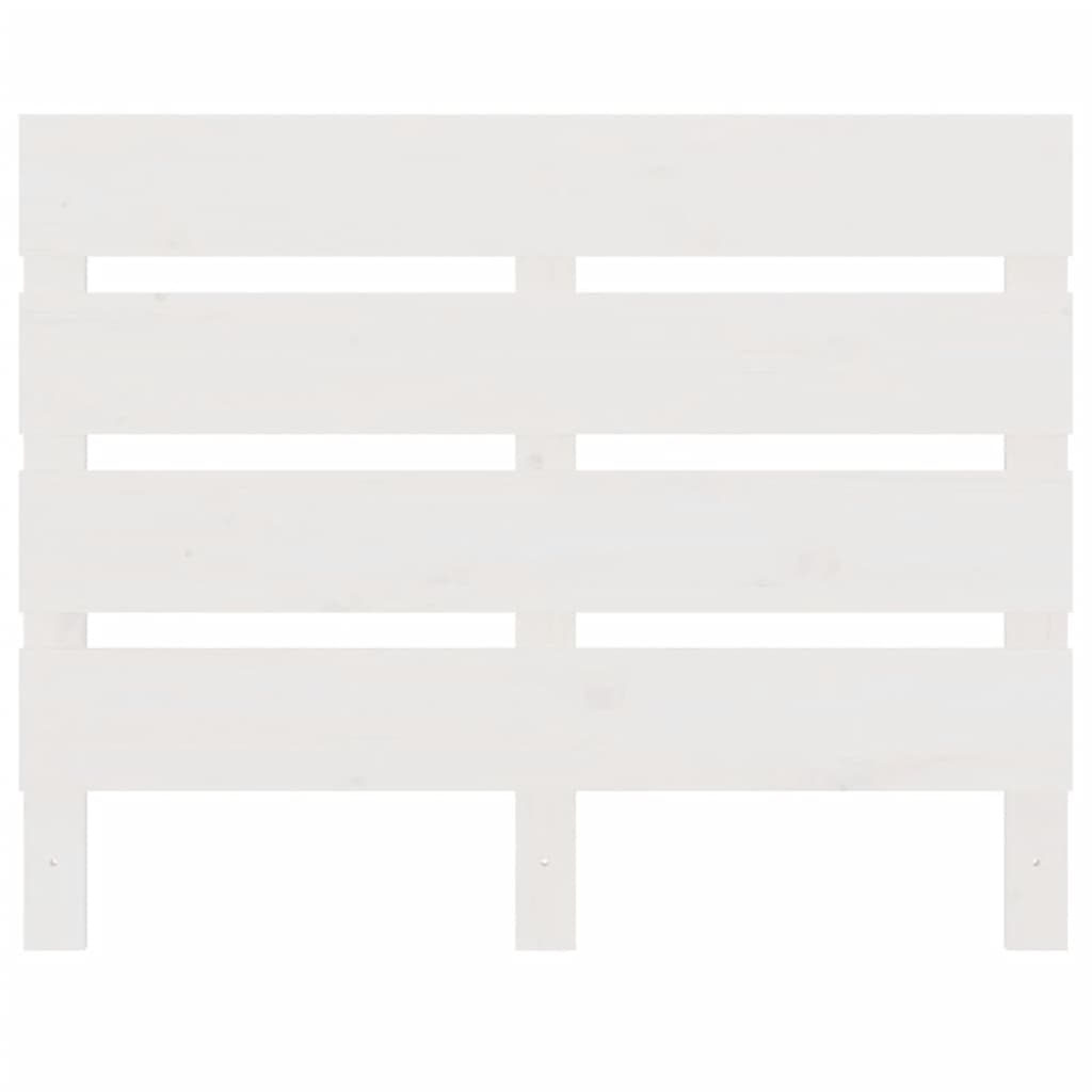 Cabeceira de cama 90x3x80 cm pinho maciço branco