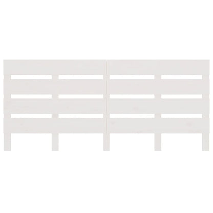 Cabeceira de cama 140x3x80 cm pinho maciço branco