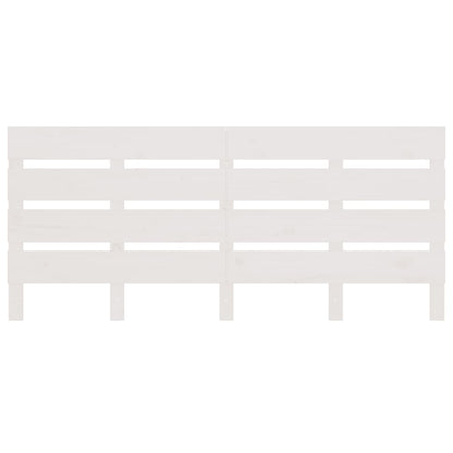 Cabeceira de cama 180x3x80 cm pinho maciço branco