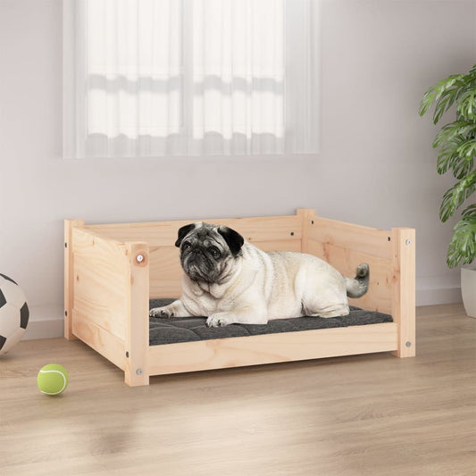 Cama para cães 65,5x50,5x28 cm Madeira de pinho maciça