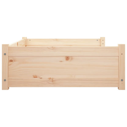 Cama para cães 105,5x75,5x28 cm madeira de pinho maciça