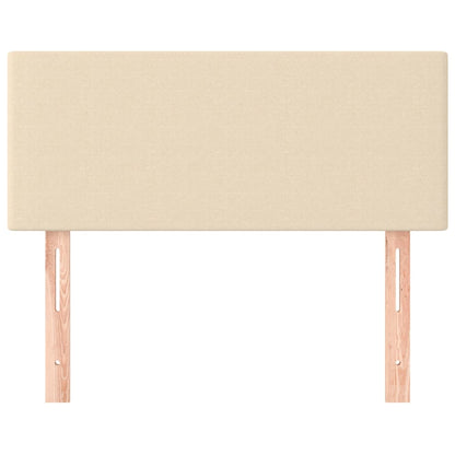 Cabeceira de cama tecido 100x5x78/88 cm creme