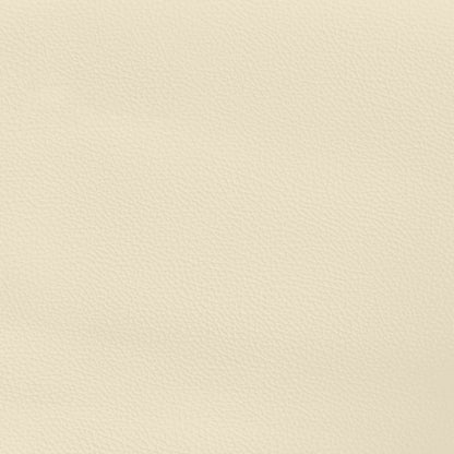 Cabeceira de cama 2 pcs couro artificial 90x5x78/88 cm creme