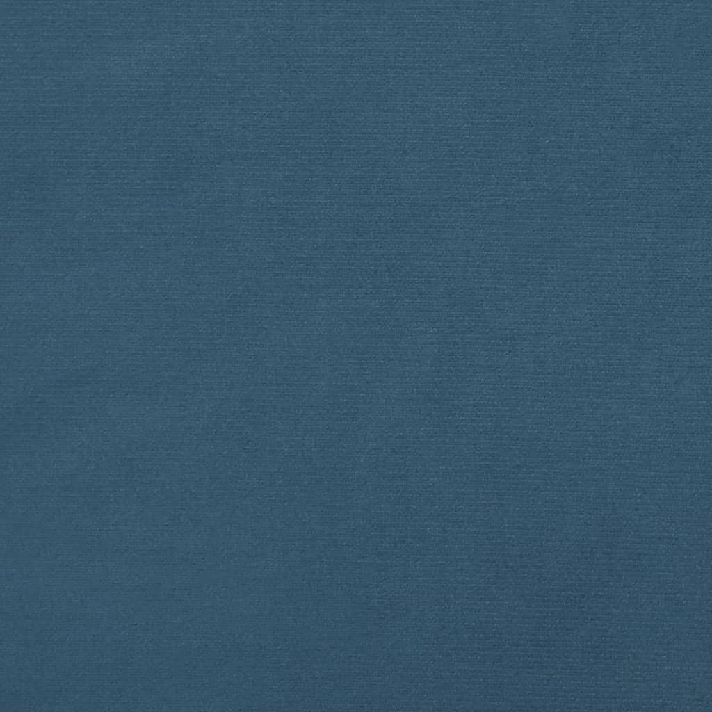 Cabeceira de cama veludo 90x5x78/88 cm azul-escuro