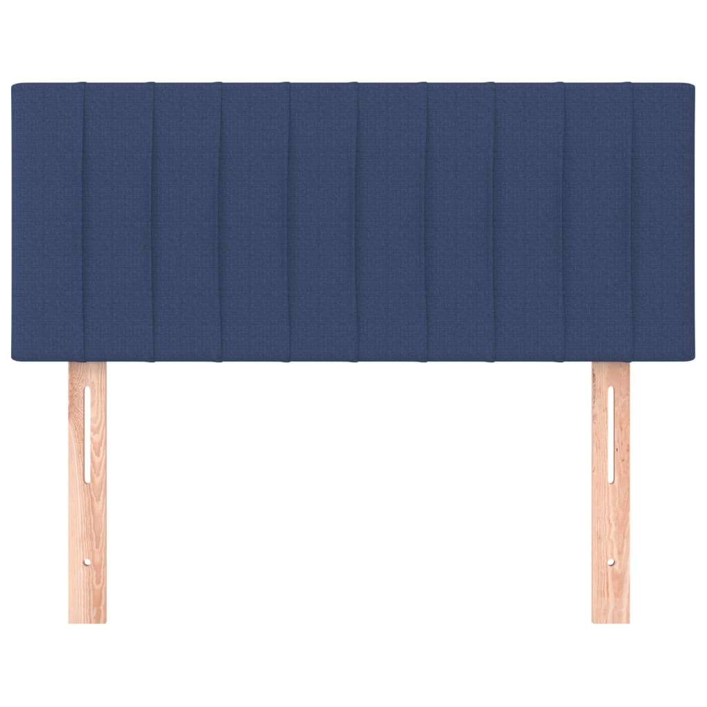 Cabeceira de cama tecido 100x5x78/88 cm azul