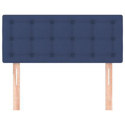 Cabeceira de cama tecido 90x5x78/88 cm azul