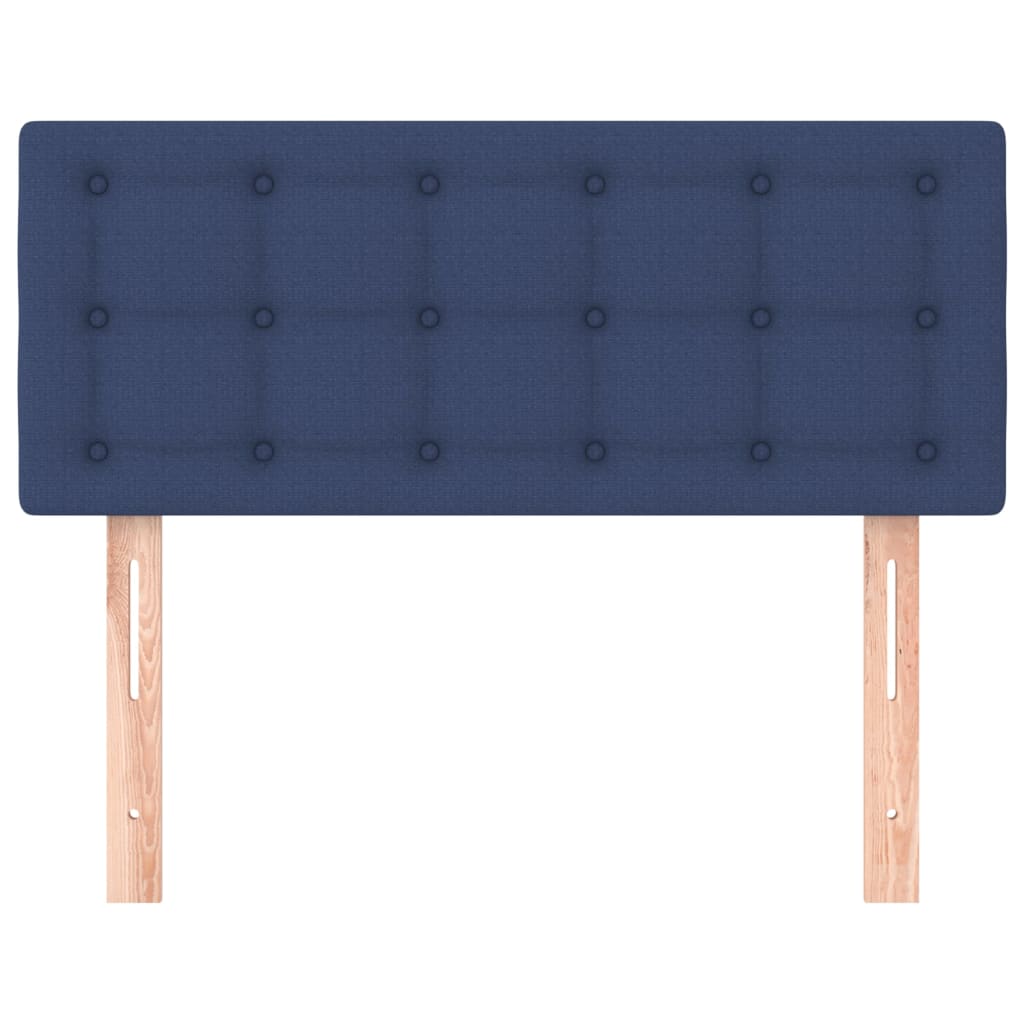 Cabeceira de cama tecido 100x5x78/88 cm azul