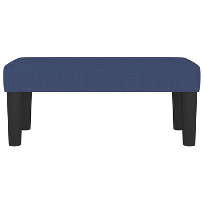 Banco 70x30x30 cm tecido azul