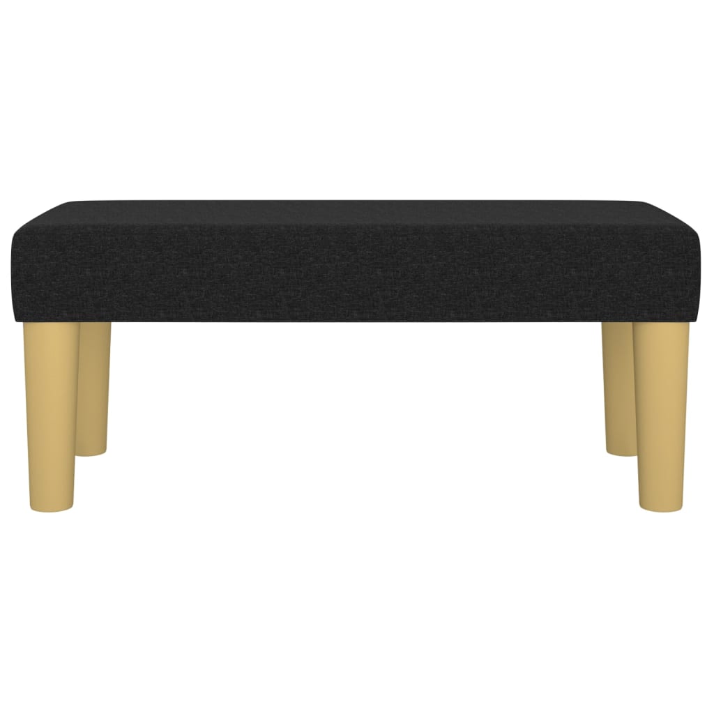 Banco 70x30x30 cm tecido preto