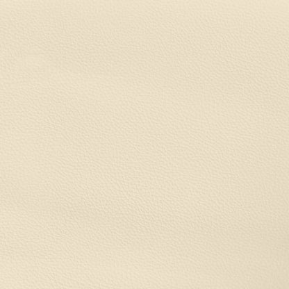 Banco 70x30x30 cm couro artificial cor creme