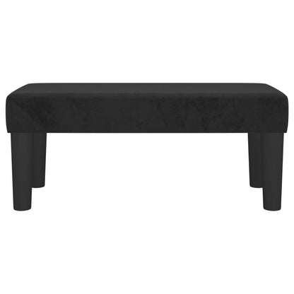 Banco 70x30x30 cm veludo preto