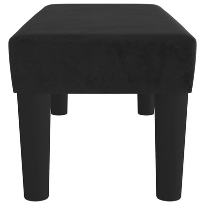 Banco 70x30x30 cm veludo preto