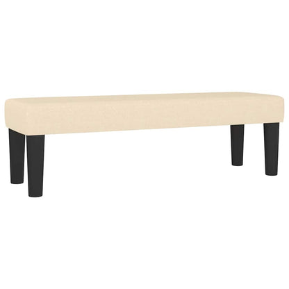 Banco 100x30x30 cm tecido cor creme