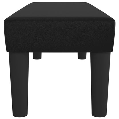 Banco 100x30x30 cm couro artificial preto