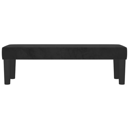 Banco 100x30x30 cm veludo preto