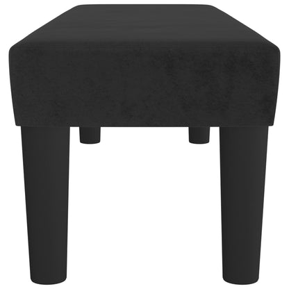 Banco 100x30x30 cm veludo preto