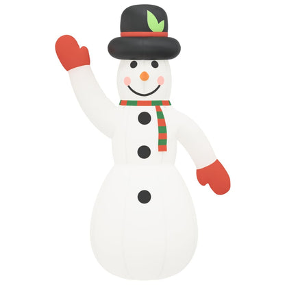 Boneco de neve insuflável com luzes LED 370 cm