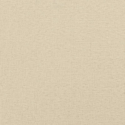 Apoio de pés 70x55x41 cm tecido cor creme