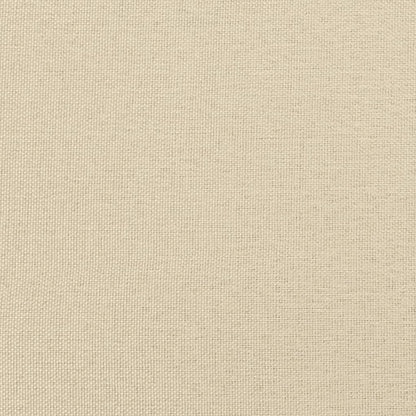 Apoio de pés 60x50x41 cm tecido cor creme