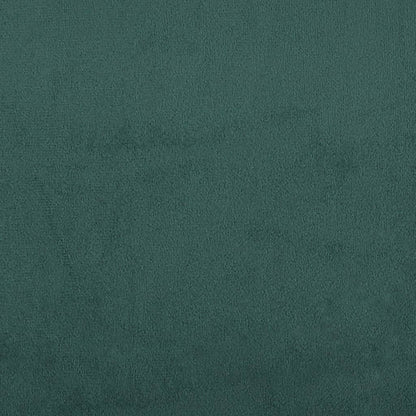 Apoio de pés 70x55x41 cm veludo verde-escuro