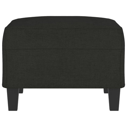 Apoio de pés 70x55x41 cm tecido preto