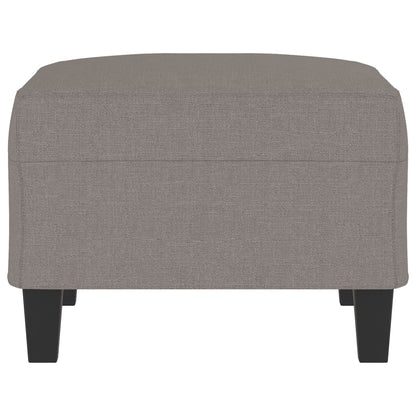 Apoio de pés 70x55x41 cm tecido cinza-acastanhado