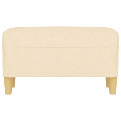 Banco 70x35x41 cm tecido cor creme