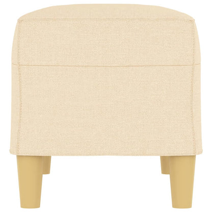 Banco 70x35x41 cm tecido cor creme