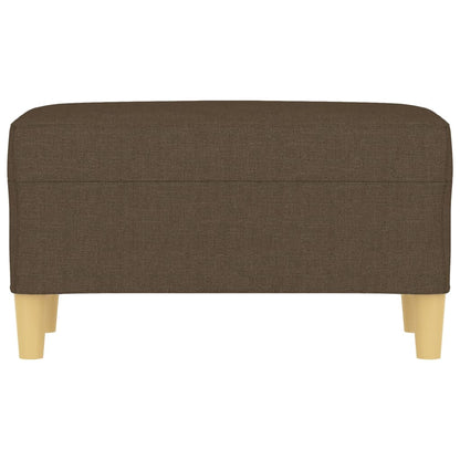 Banco 70x35x41 cm tecido castanho