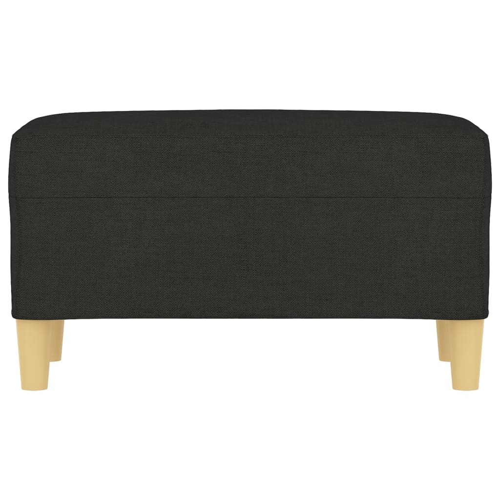 Banco 70x35x41 cm tecido preto